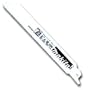 Makita 723017-B2 6-inch Straight Back Metal Cutting Reciprocating Saw Replacement Blade, 2-Pack