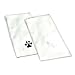 Hand Towel with German Shepherd White