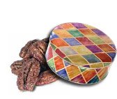 3 4 lb Bavarian Style Cinnamon Roasted Pecans Tin - Diamonds by Catoctin Kettle Korn