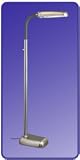 BlueMax 70w Nickel Dimmable Floor Lamp