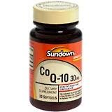 Co-Enzyme Q-10, 30 mg Softgels, by Sundown-30Softgels