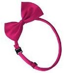 OALY Pet Dogs Bow Tie Solid Gentleman Fan Knot Tie Accessories Peach 1Pcs