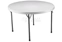Lifetime, 5' Round Table,  60" Round Molded Top, White Granite color finish