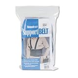 SAF76031 Remedease Deluxe Back Support Belt, Black, Size Large fits Waist 36-42