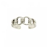 New Solid Sterling Silver Chain of Love Toe Ring