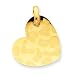 14k Heart Shape with Design Pendant