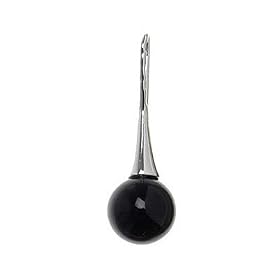 Sterling Silver 8mm Black Onyx Pendant by 
