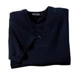 NEW Sport-Tek - Short Sleeve Henley Navy-2XL