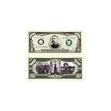 Novelty & Fake Money Chester Arthur Million Dollar Bill (pack Of 100) Pack of 100 pcs