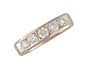 Evropi 14K Gold Channel Set Diamond Anniversary Band