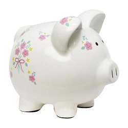 Piggy Bank - Flower Bouquet