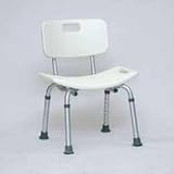 Bath Bench With Back  1/Ea