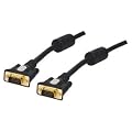 PREMIUM 1.8m VGA Cable \ Male M-M \ 24K Gold \ HD15 D Sub \ Fully Screened \ Ferrite Cores (BY CABLES 4 ALL)