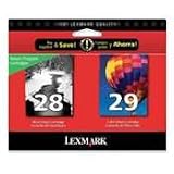LEX18C1590 - Photo Print Cartridge, Combo Pack, Black/Tri-Color