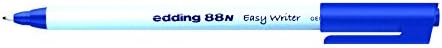 EDDING EASY WRITER HANDWRITING PENS - BLUE INK [Class Pack of 50]