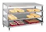 Glo-Ray Double Slant Shelf-48inx24in-Glo Ray Pizza Warmer