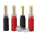 Produkt-Bild: Dynavox High-End Bananenhohlstecker-Set 2 x Rot / 2 x Schwarz