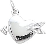 Heart with Arrow Charm by Rembrandt Charms