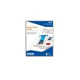 Epson Premium Bright White Inkjet Paper, 108 ISO Brightness, Letter
Size, 500 Sheets (S041586)