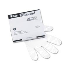Clear Polyethylene Food Handling Gloves - Medium (GLX370M)