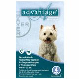 Advantage 4pk Dog Teal 11-20 Lbs HyperLink
