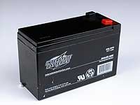 12V 7.2Ah Sealed Lead Acid Battery / .250 Size Terminals