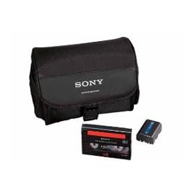 Sony Hi8 & Digital8 Camcorder Starter Accessory Kit ACC-DHM3 [Soft Bag, Battery & Tape]