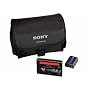 Sony Hi8 & Digital8 Camcorder Starter Accessory Kit ACC-DHM3 [Soft Bag, Battery & Tape]