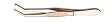 CURVED TIP SCREW HOLDING TWEEZER 4"