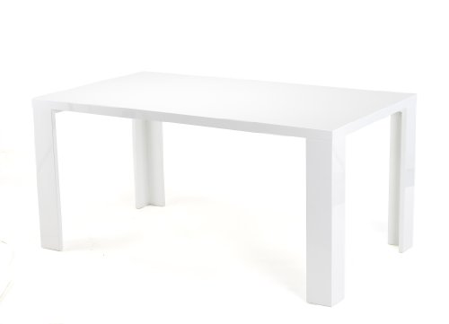 Ilert Presto mobilia 10288 Esstisch Henry 160 x 90 x 75 cm hochglanz-weiss
