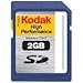 Kodak High Performance - Flash memory card - 2 GB - SD Image