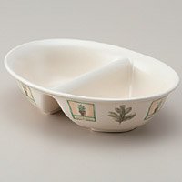 Pfaltzgraff Naturewood Divided Vegetable Bowl