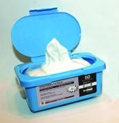  Bath Care Lavettes jetables - Pré-humidifiées, extra-douces et robustes (Paquet de 50)