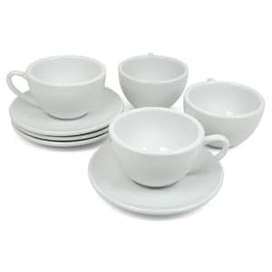 Konitz K103 Coffee Bar Cappuccino Cups and Saucers Set of 4