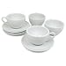 Konitz K103 Coffee Bar Cappuccino Cups and Saucers Set of 4