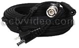 50 Foot CCTV Security Camera Cable Plug N Play Power and Video