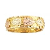 Gorgeous! Yellow-gold Black Hills Gold Diamond-cut Women's Men's Wedding-Bands