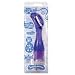 Unique Lucid Translucent 8 Inch Number 14 Multi-Speed Twist Bottom Waterproof Vibrating Massager - Purple