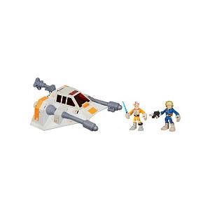 Star Wars Jedi Force Snowspeeder Luke Skywalker Han Solo