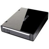 ICY DOCY MB559UEA-1SMB - 3.5 SATA to Firewire 400 & USB 2.0 Removable Aluminum External Hard Drive Enclosure - Mirror Black