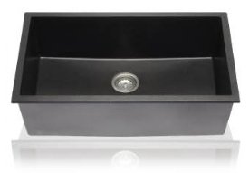 Lenova NG-01 Composite 32x19 1 Bowl Undermount Kit Sink - Novagranite