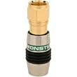 Monster Cable 126162 Quicklock RG6Q F-pin Connector