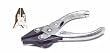 PLIER FLAT HEAVY SERRATED JAWS 5-1/2"
