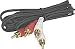 3m Dual ended audio phono plug cable