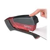 Accentra, Inc. Products - Compact Stapler, 15 Sheet Capacity, Translucent Red/Black - Sold as 1 EA - Compact stapler features a patented PaperPro staple driving mechanism. Delivers enough power to staple up to 15 sheets of paper with the pressure of one f