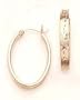 14kt Yellow Gold Hoop Earrings- E3023