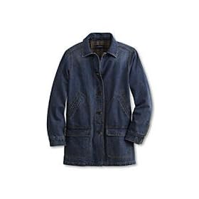 Women's Plus Size Denim Field Coat