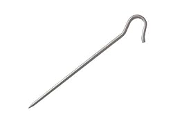 Vargo Outdoors Titanium Shepard's Hook Stake 165mm (6-pk) - Titanium