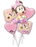 Disney Minnie Mouse First Birthday Party Balloon Bouquet 1st