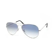 Ray Ban Large Metal Silver Crystal White